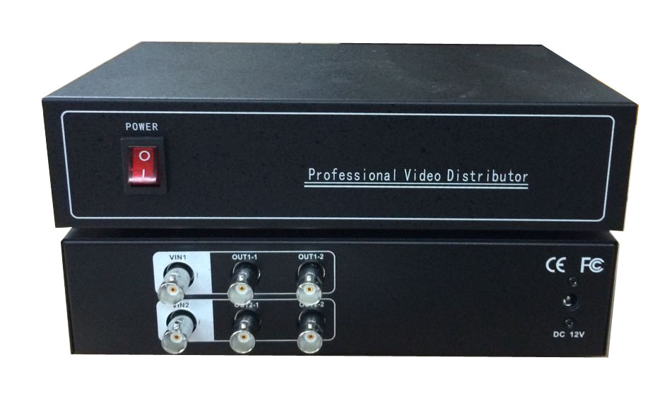 1進(jìn)4出AHD/TVI/CVI高清分配器